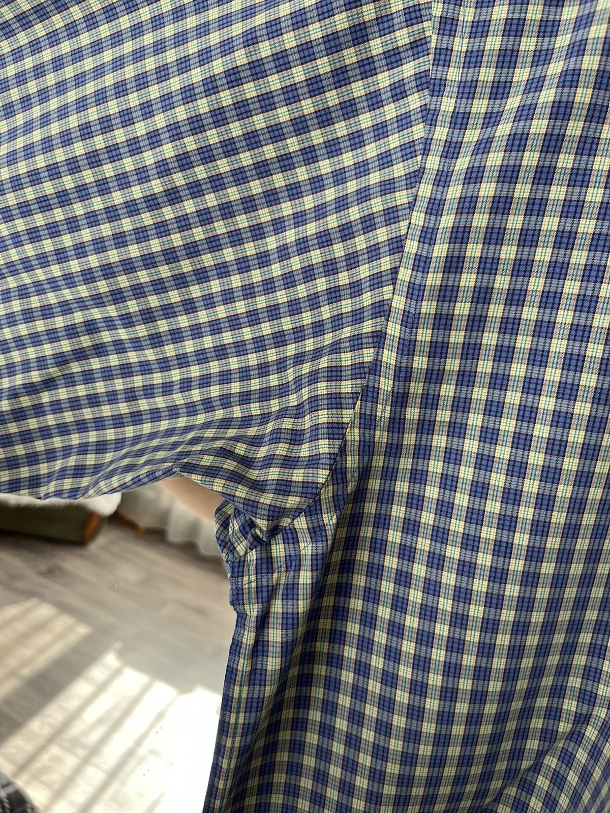 Yves Saint Laurent Vintage Yves Saint Laurent Checkered 90s White Shirt Rare Size US M / EU 48-50 / 2 - 3 Thumbnail