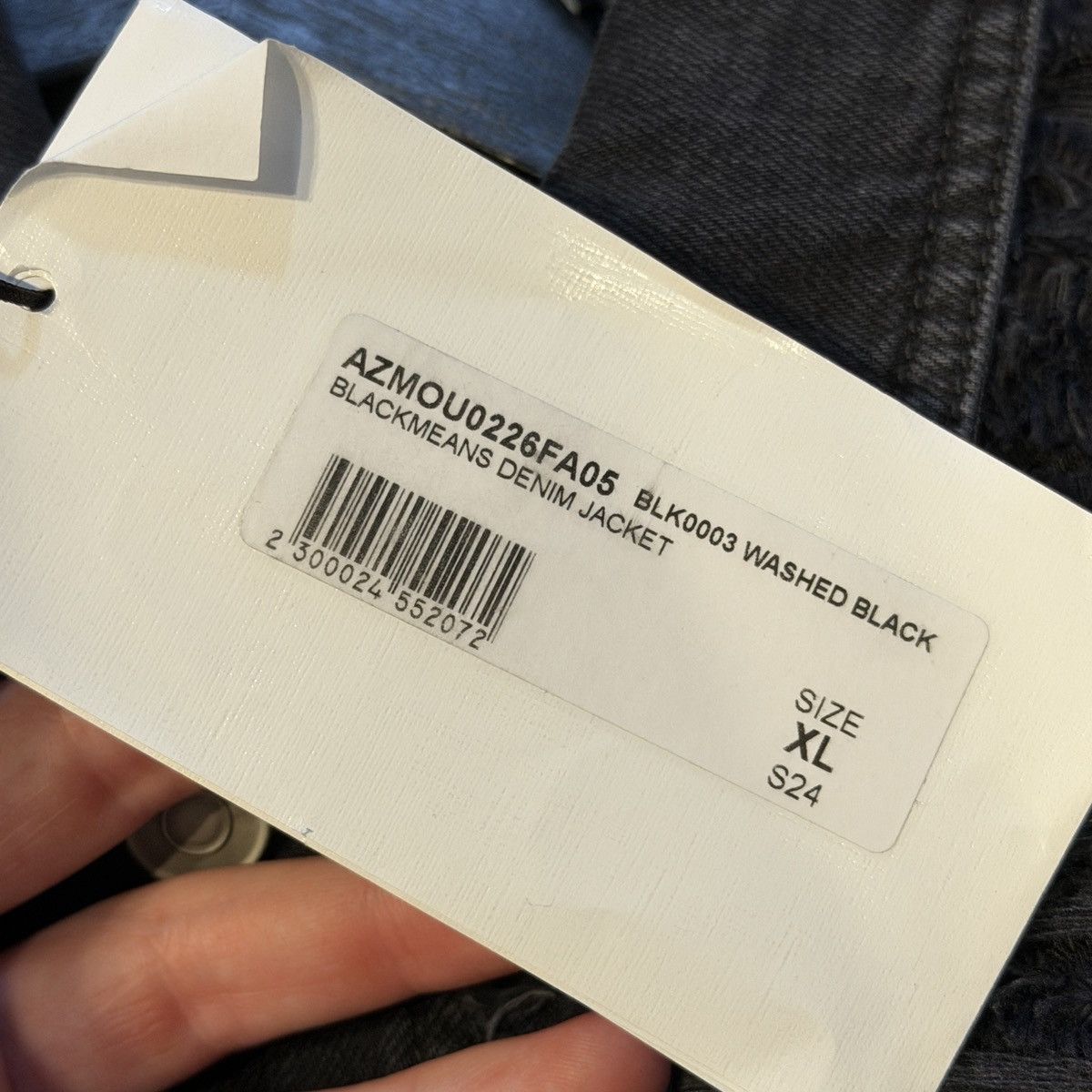 Alyx Alyx X Blackmeans Shredded Effect Denim Jacket Size US XL / EU 56 / 4 - 6 Thumbnail