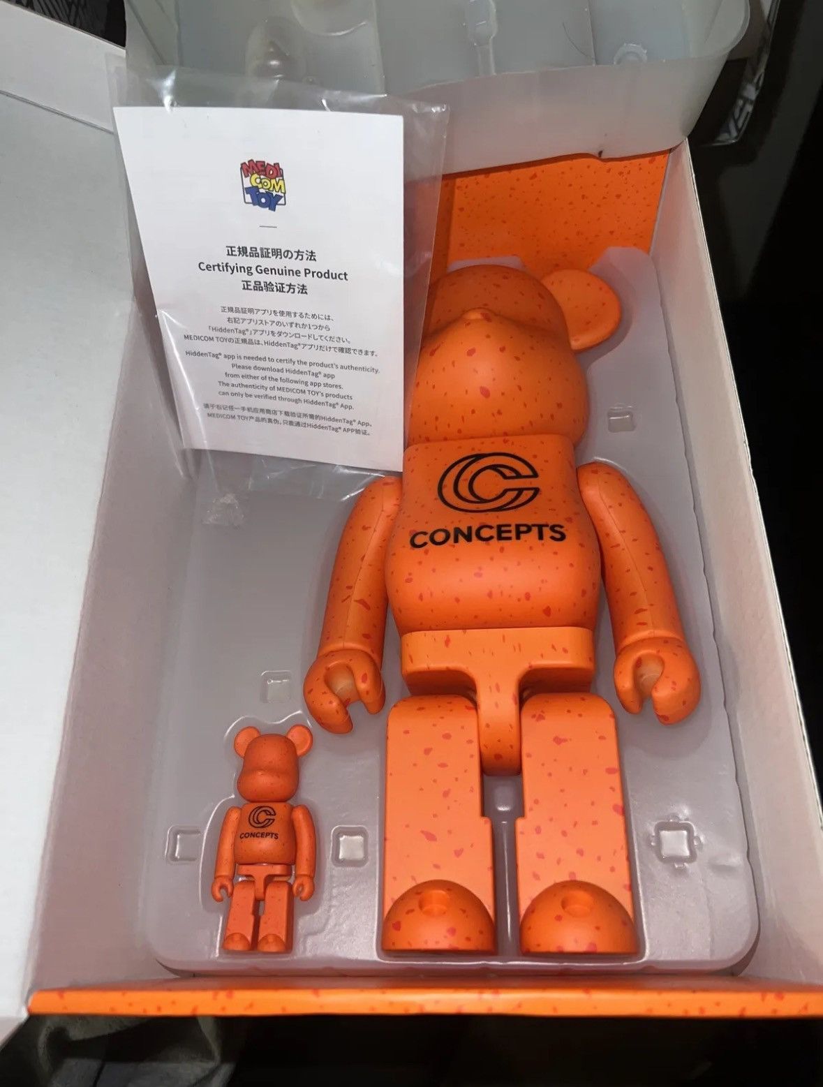 CNCPTS × Medicom Toy BearBrick x Concepts Orange Lobster 100% & 400% Set Size ONE SIZE - 5 Thumbnail
