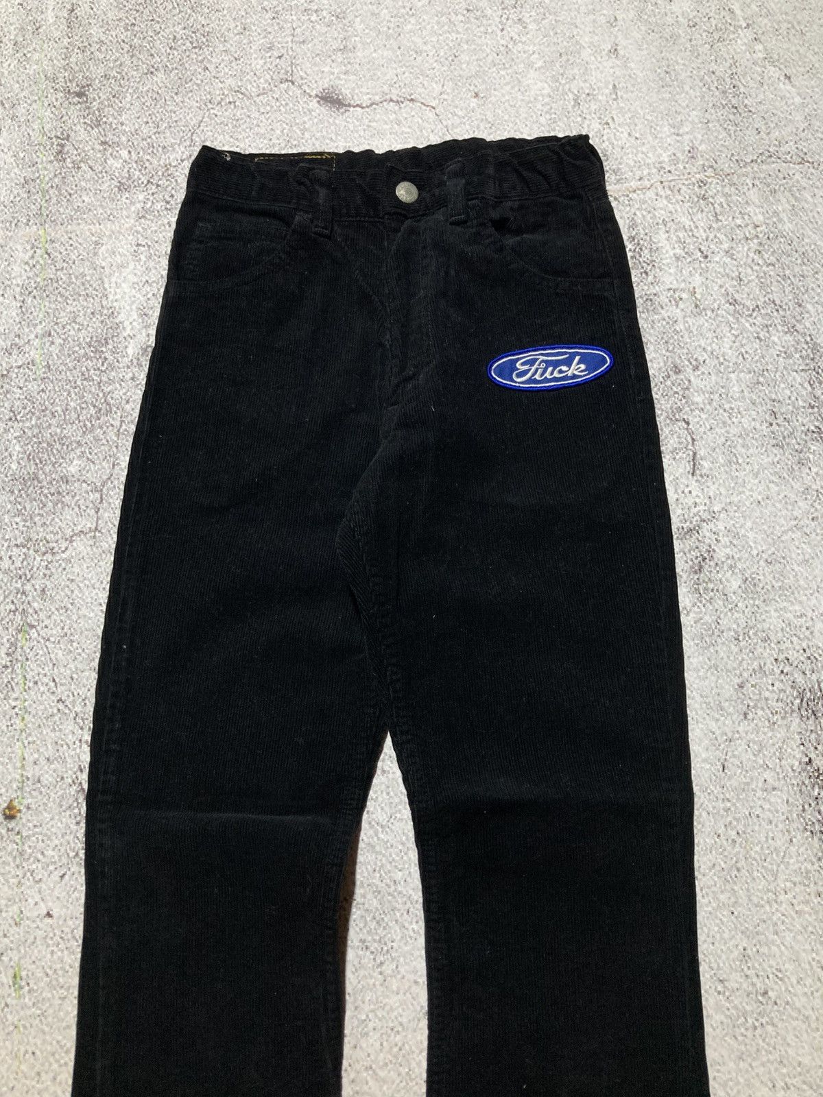 Hysteric Glamour FOR KIDS‼️Vintage Hysteric Glamour Mini Corduroy Pants Black Size US 26 / EU 42 - 2 Thumbnail