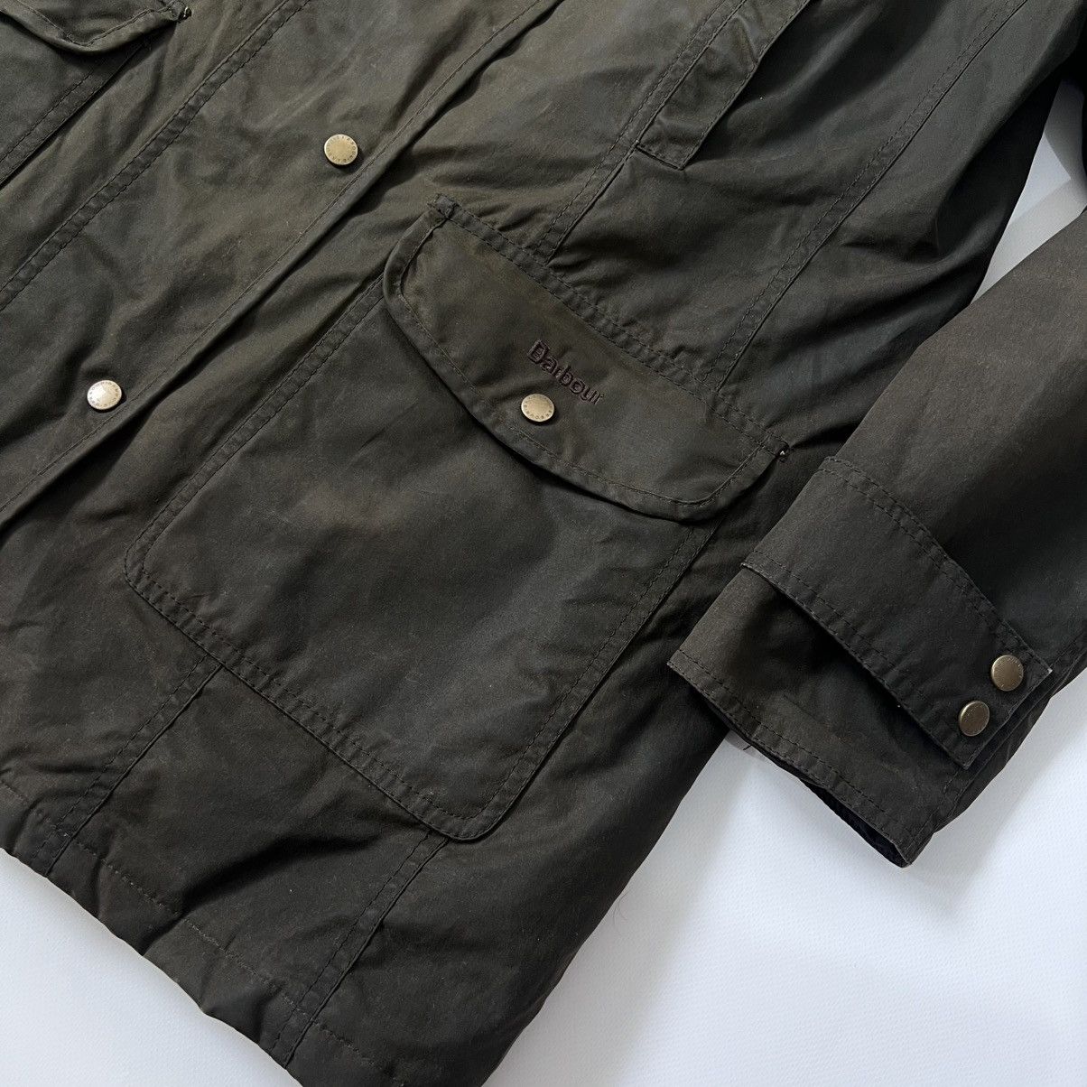 Barbour Barbour Squire Wax jacket khaki green Size XL / US 12-14 / IT 48-50 - 2 Thumbnail