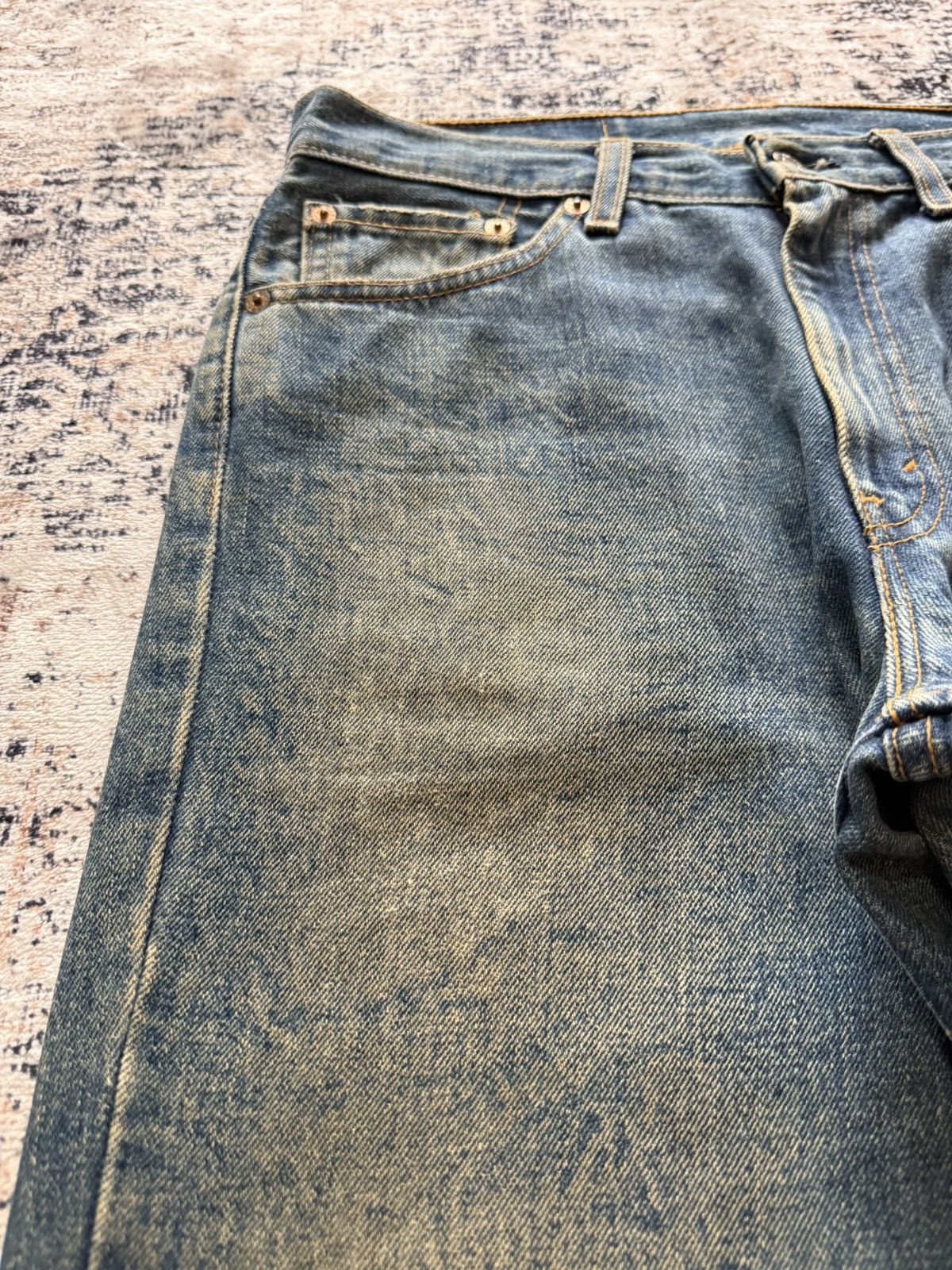 Levi's Vintage Clothing Vintage LEVIS 517 Muddy Wash Flared Bootcut Jeans Japan Made Size US 32 / EU 48 - 10 Thumbnail