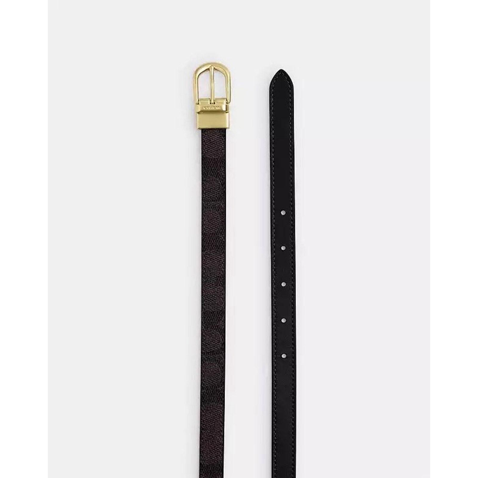 Coach NWT Coach Buckle Cut To Size Reversible Belt, 18 Mm CX058 Size ONE SIZE - 6 Thumbnail