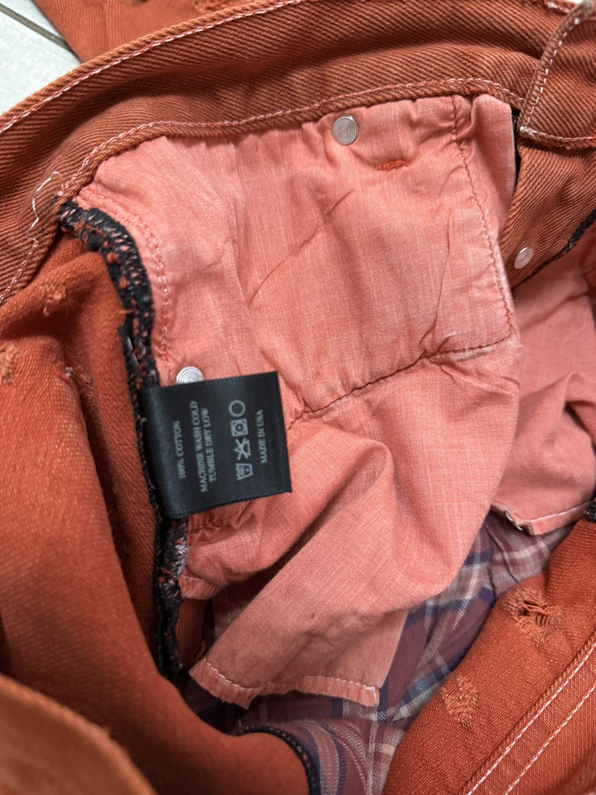 Siberia Hills Siberia Hills Spiritual Denim Jeans Orange Size US 32 / EU 48 - 4 Thumbnail