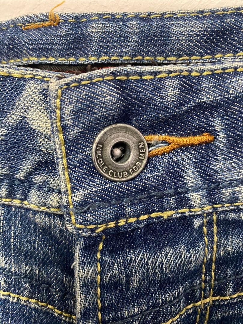 Nicole Club Vintage Nicole Club For Men Zipper Pocket Hype Jeans Size US 34 / EU 50 - 7 Thumbnail