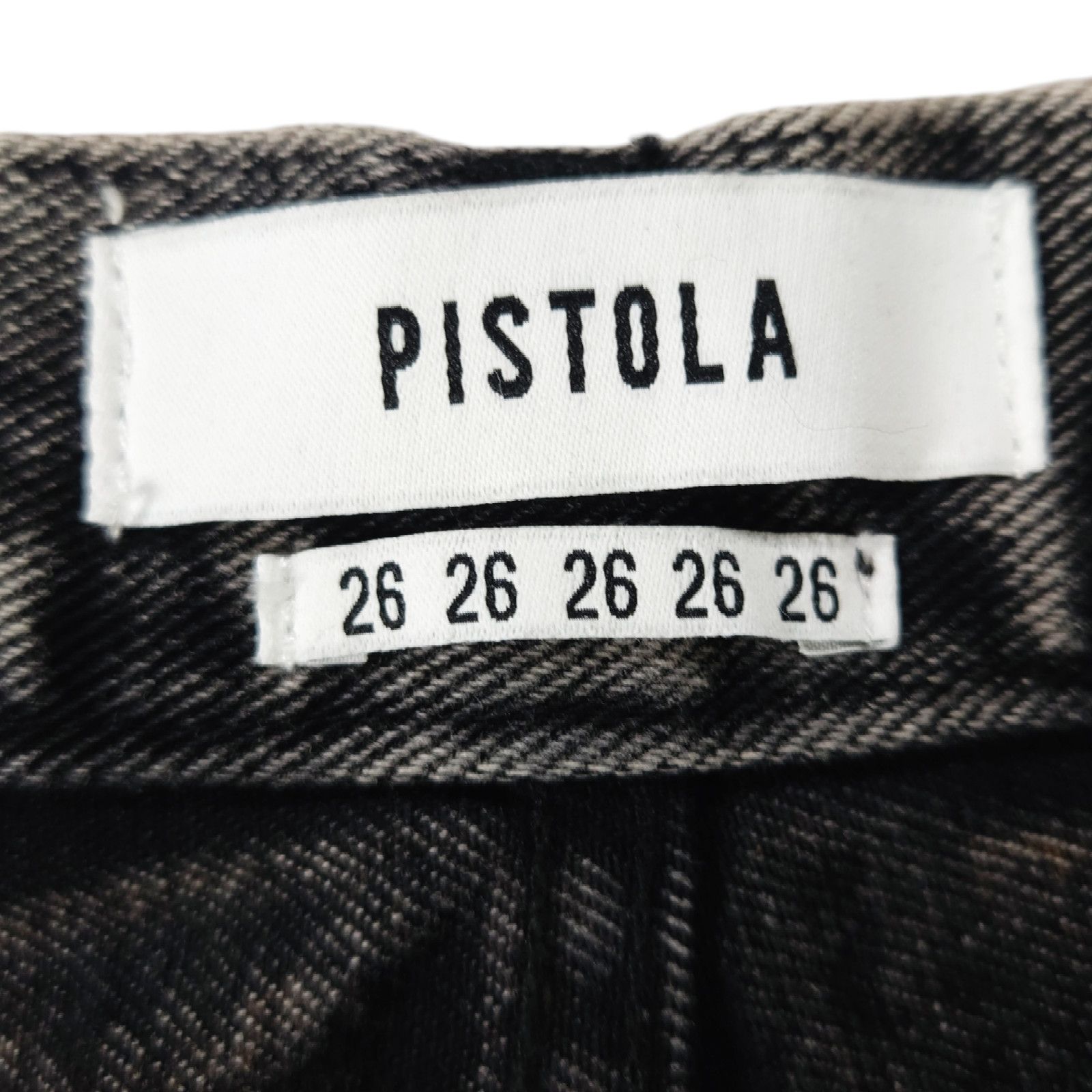 Pistola NWT Pistola Charlie Grey Denim Jeans Side Zipper Sz. 26X27 Size 26" / US 2 / IT 38 - 6 Thumbnail