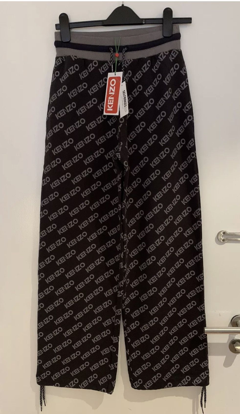 Kenzo Kenzo Monogram Straight Leg Joggers XS Unisex Navy Loses Size US 28 / EU 44 - 1 Thumbnail