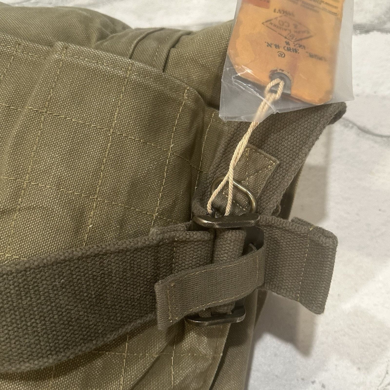 Ralph Lauren NWT Ralph Lauren Distressed Military Canvas Messenger Bag Size ONE SIZE - 7 Thumbnail