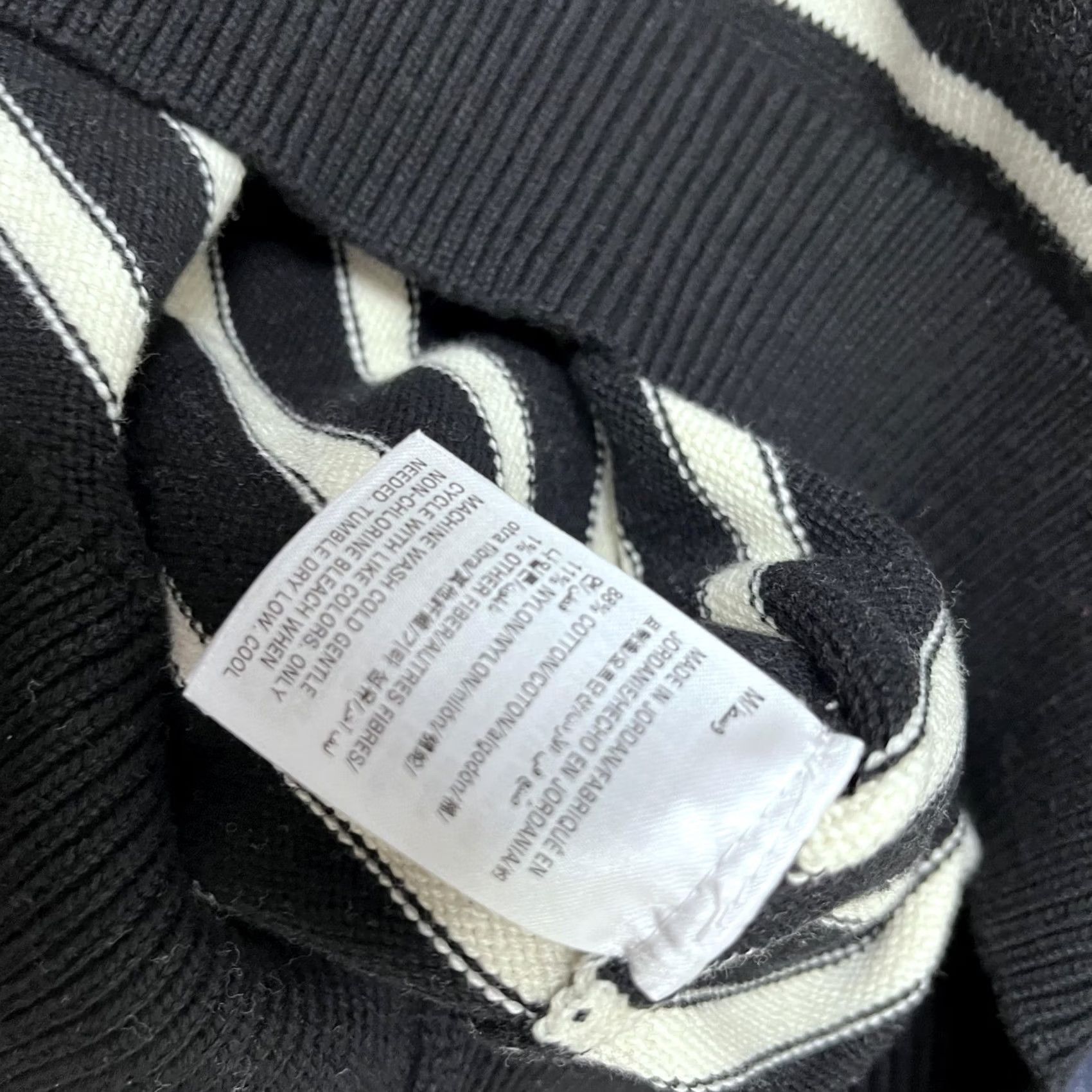 Charter Club Charter Club Sweater Womens Medium Black White Stripe Crewneck Shoulder Buttons Size M / US 6-8 / IT 42-44 - 3 Thumbnail