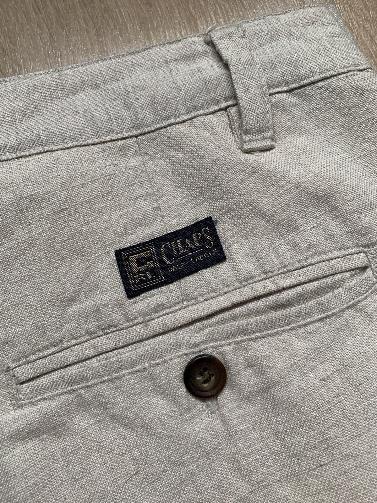 Japanese Brand × Polo Ralph Lauren × Vintage Vintage Polo Ralph Lauren Linen Pants Size US 34 / EU 50 - 6 Thumbnail