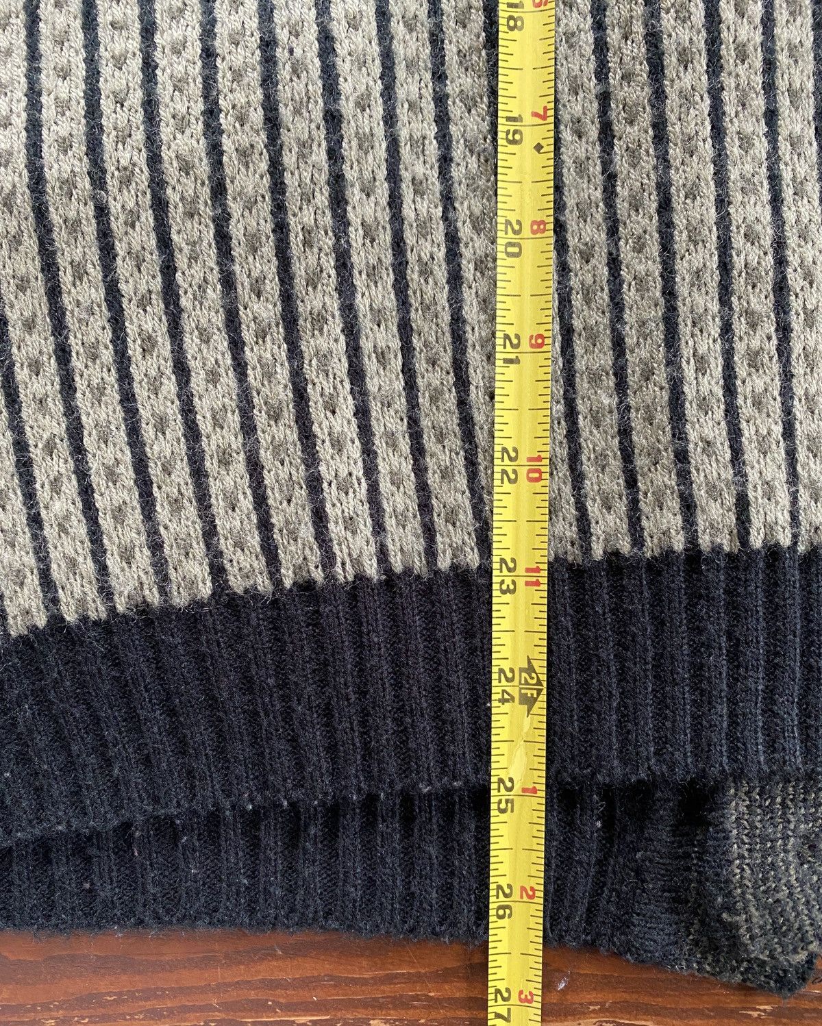 Vintage Vintage 70’s American Crusader Striped Knit Cardigan Sweater Size US L / EU 52-54 / 3 - 14 Thumbnail