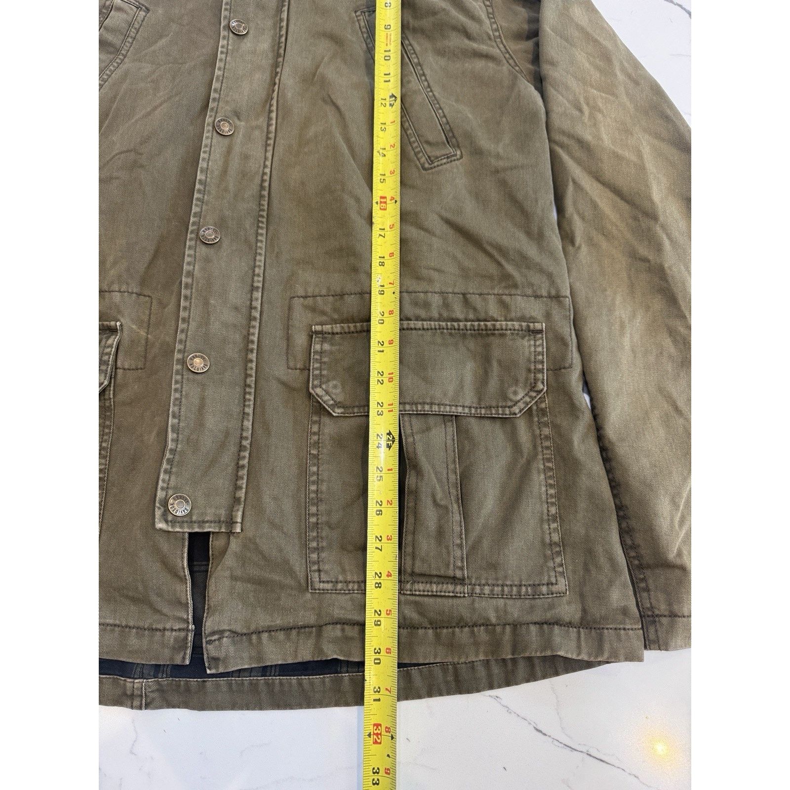 Harley Davidson Harley-Davidson Men Hooded Jacket Zip Green Motorcycle Patch Size US XL / EU 56 / 4 - 6 Thumbnail