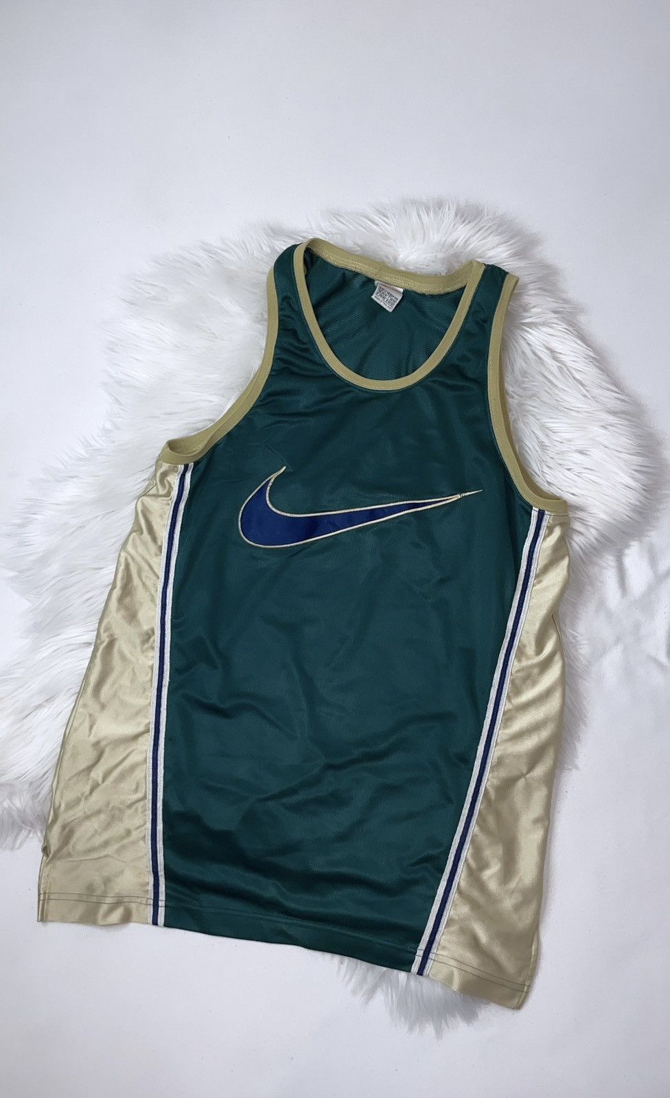 Nike × Vintage tank top vintage nike 90s logo swoosh jersey Size US M / EU 48-50 / 2 - 1 Thumbnail