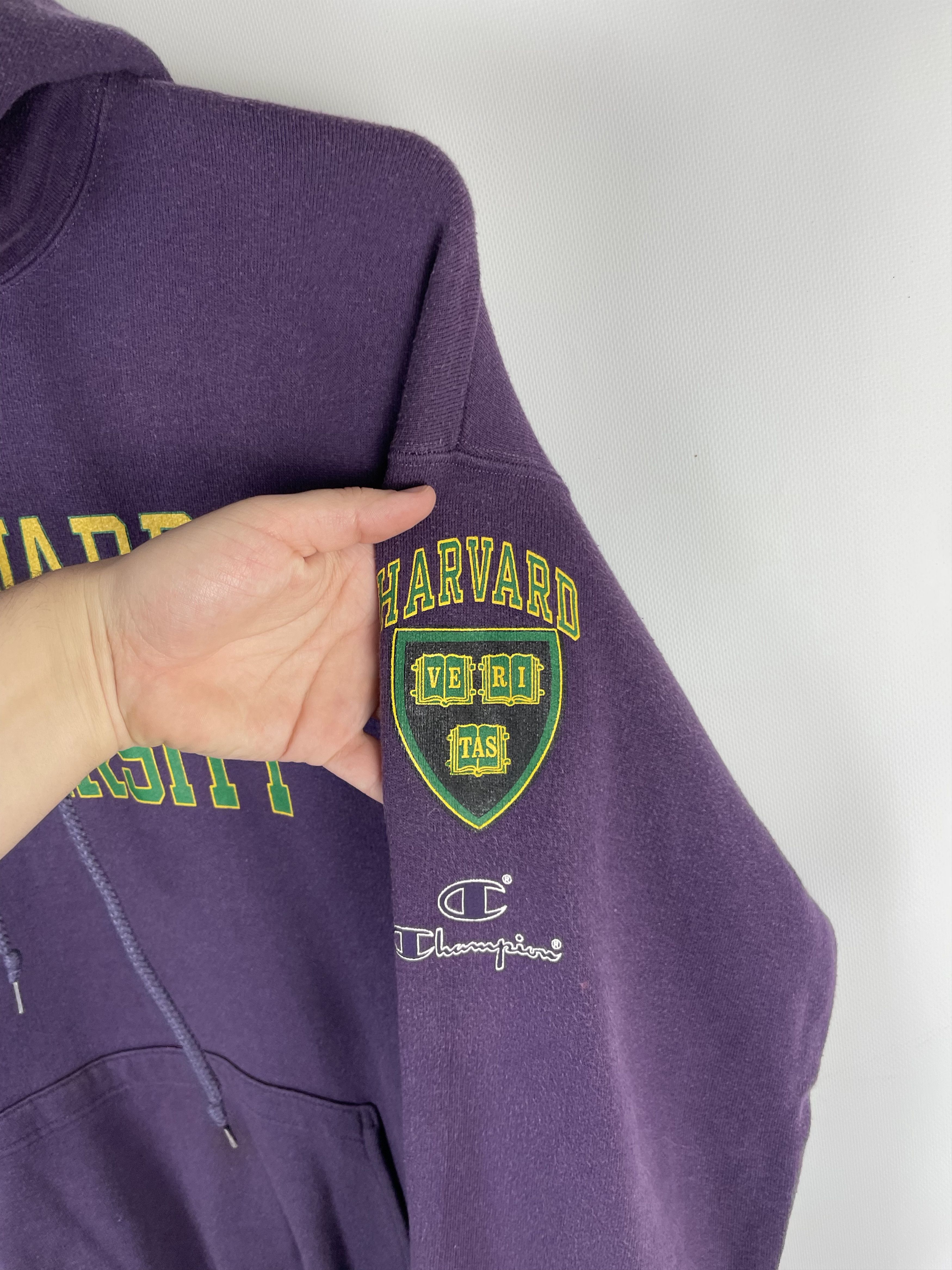 Champion Vintage Champion Harvard Hoodie 90s Size US XL / EU 56 / 4 - 5 Thumbnail