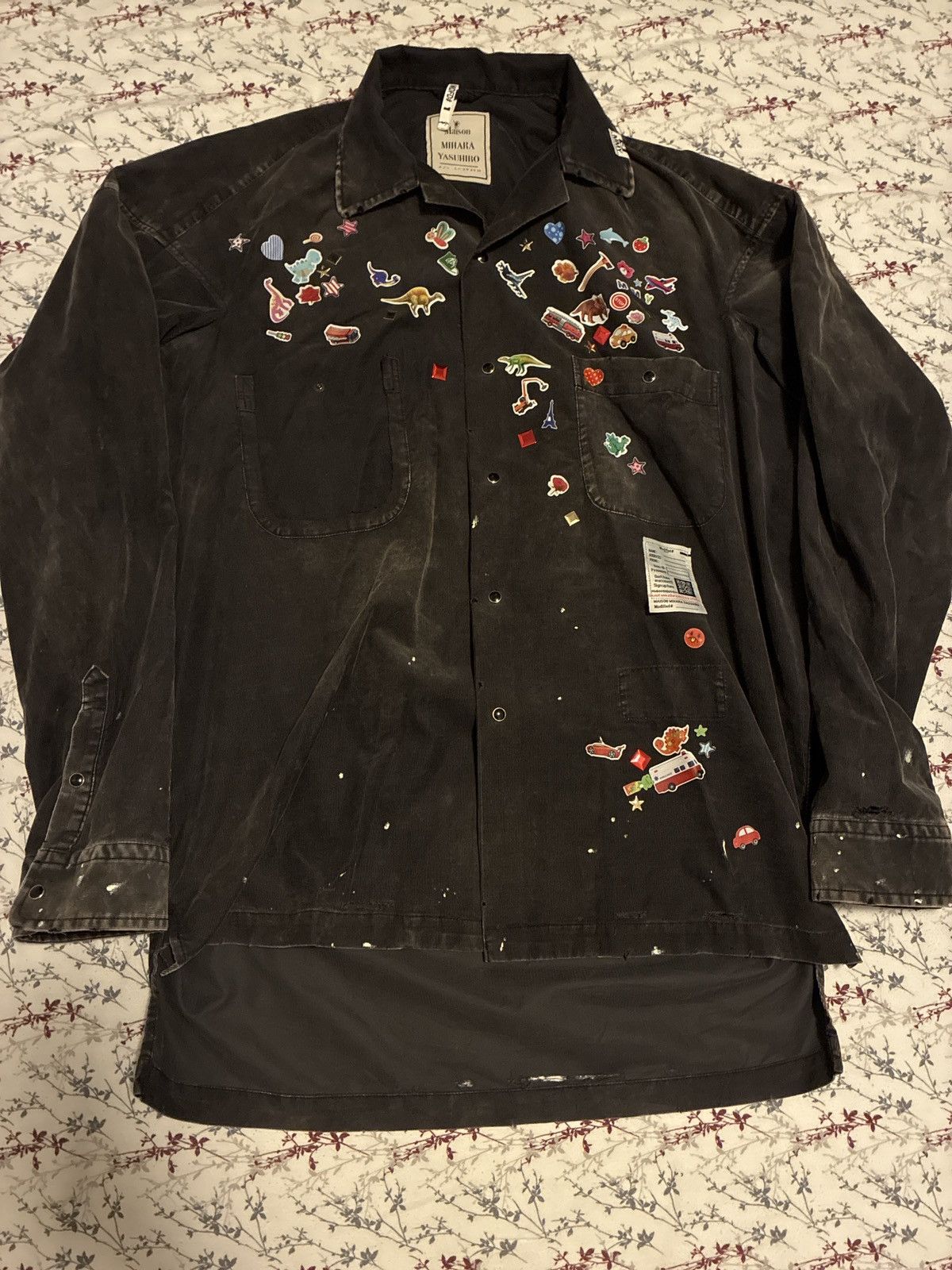 Maison MIHARA YASUHIRO Corduroy button up sticker shirt Size US M / EU 48-50 / 2 - 2 Thumbnail
