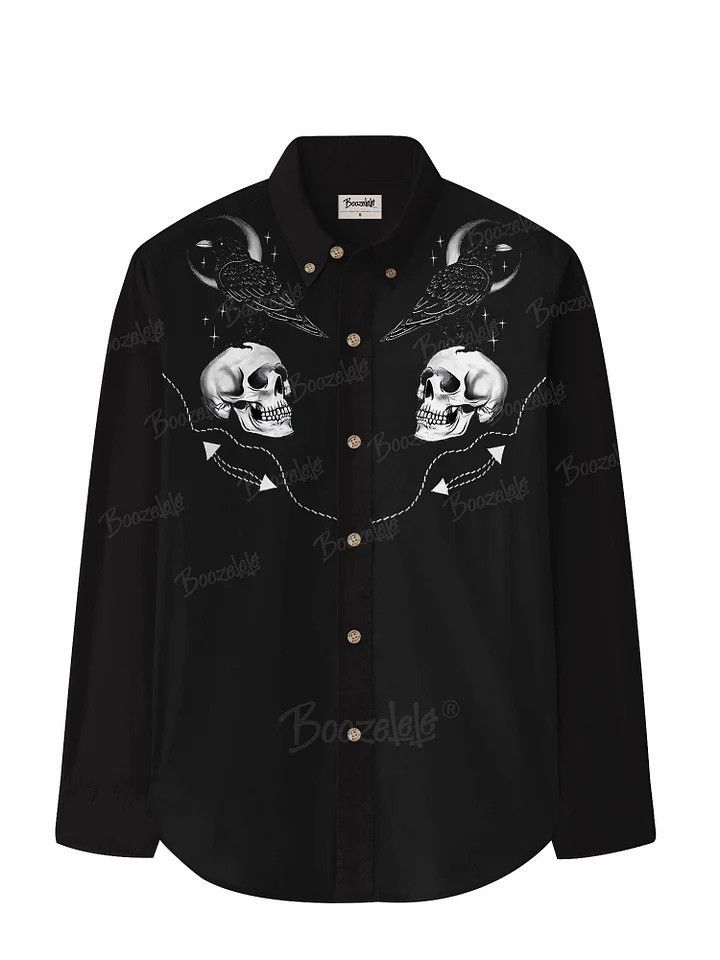 Other Boozelele Mystic Heart XL Crow With Moon Size US XL / EU 56 / 4 - 1 Thumbnail