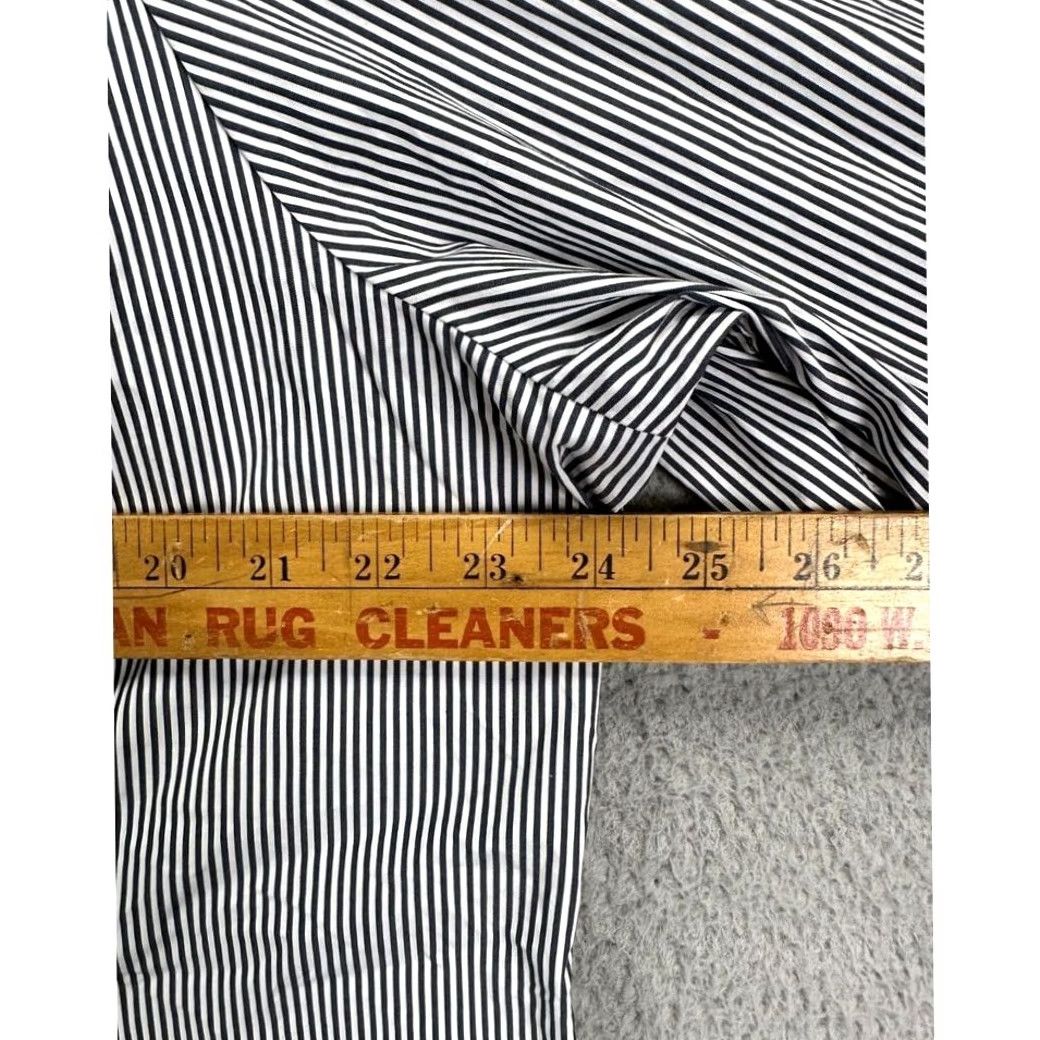 Torrid Torrid Shirt Womens 2 Button-Up Blue Striped Poplin Nylon Blend Ladies NEW Shirt Women XS-2? Size XS / US 0-2 / IT 36-38 - 7 Thumbnail