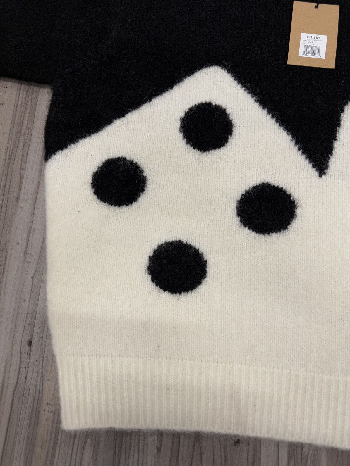 Stussy Stussy Dice Fuzzy Crewneck Size Medium Size US M / EU 48-50 / 2 - 5 Thumbnail