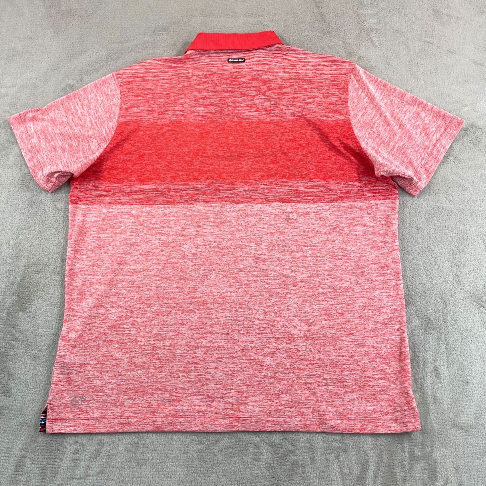 Puma PUMA Polo Shirt Men XL Red Stripe Performance UPF 40 Golf SS NWOT Size US XL / EU 56 / 4 - 4 Thumbnail