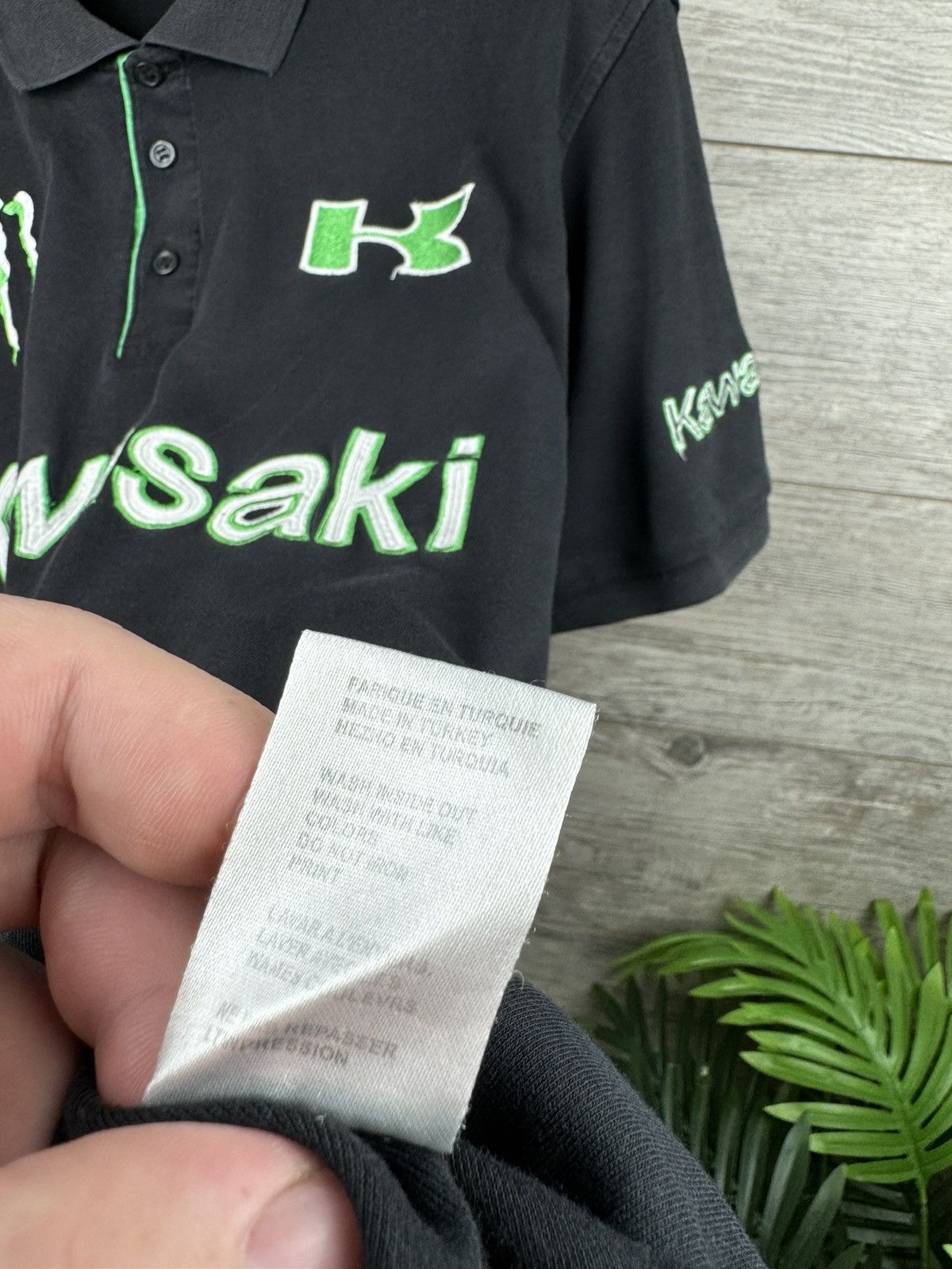 Japanese Brand × NASCAR Polo Kawasaki Moto Racing size XL Size US XL / EU 56 / 4 - 14 Thumbnail