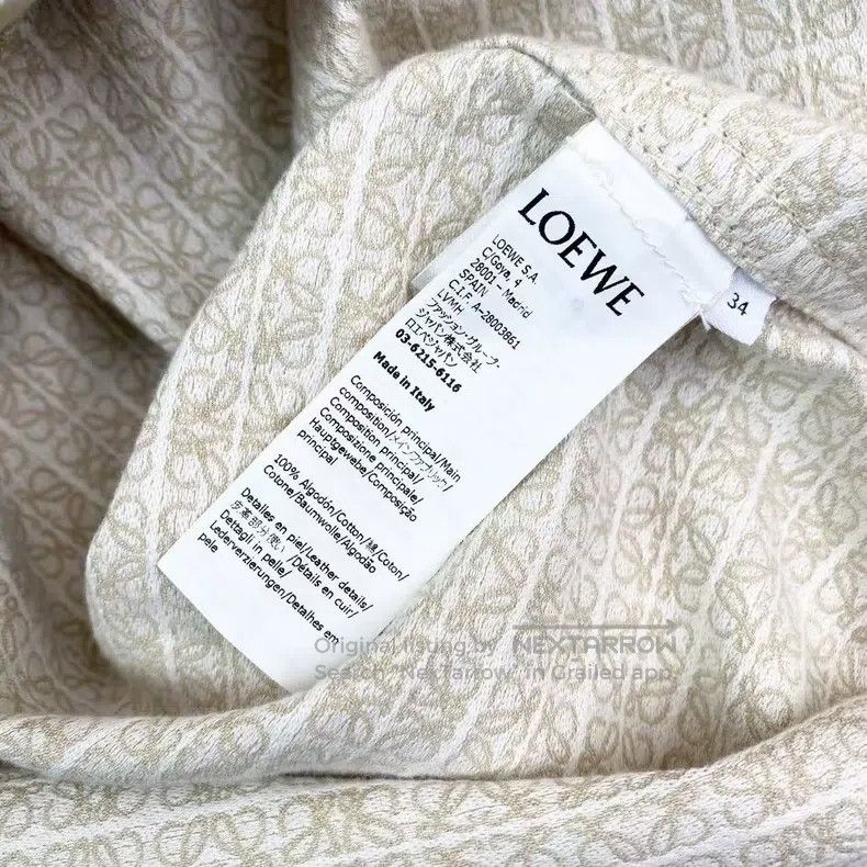 Loewe Loewe Beige full print leather patch coat Size XXS / US 00 / IT 34 - 3 Thumbnail