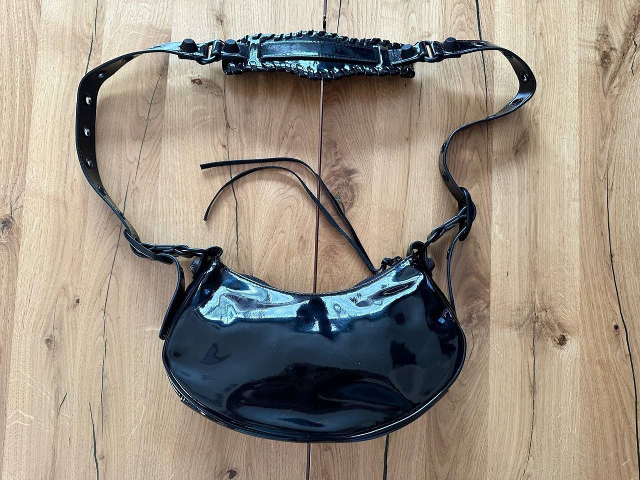 Balenciaga Balenciaga Le Cagole Bag women black logo 100% Auth Size:XS Size ONE SIZE - 7 Thumbnail
