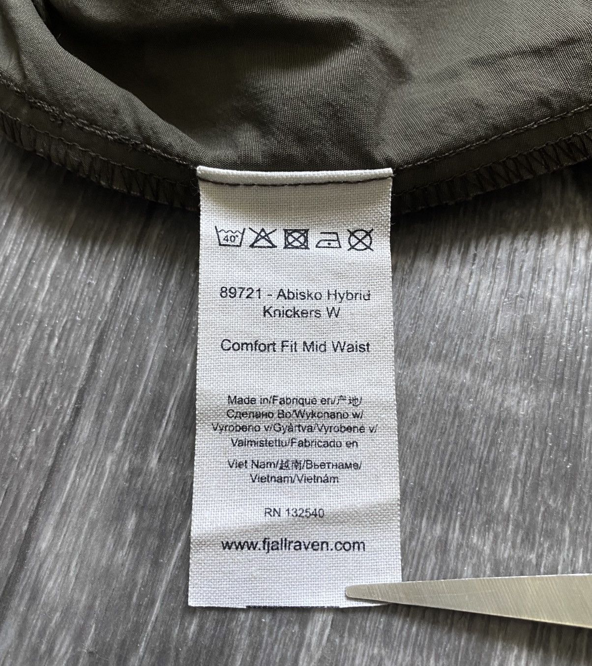 Fjallraven Women’s Fjallraven Abisko Hybrid Knickers Shortened Trousers Size 29" - 13 Thumbnail