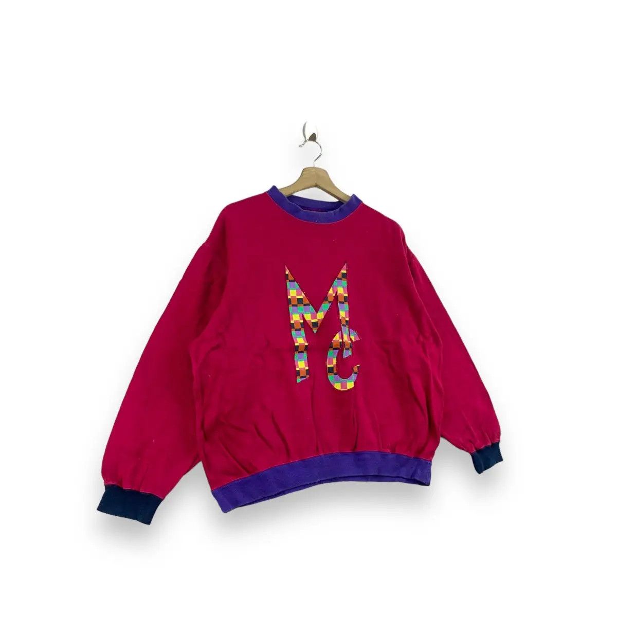 Missoni Vintage 90’ MISSONI CLUB ITALY Rainbow Logo Ringer Size XXL / US 16-18 / IT 52-54 - 4 Thumbnail