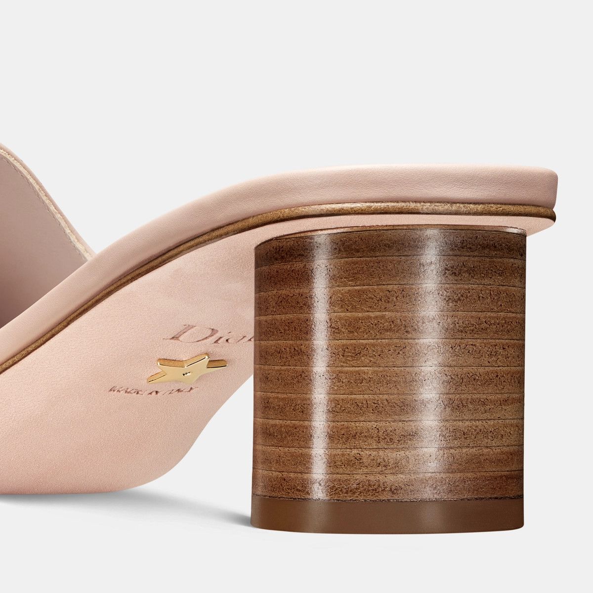 Dior o1bcso1str0225 Heeled Slide in Nude Size US 5 / IT 35 - 5 Thumbnail