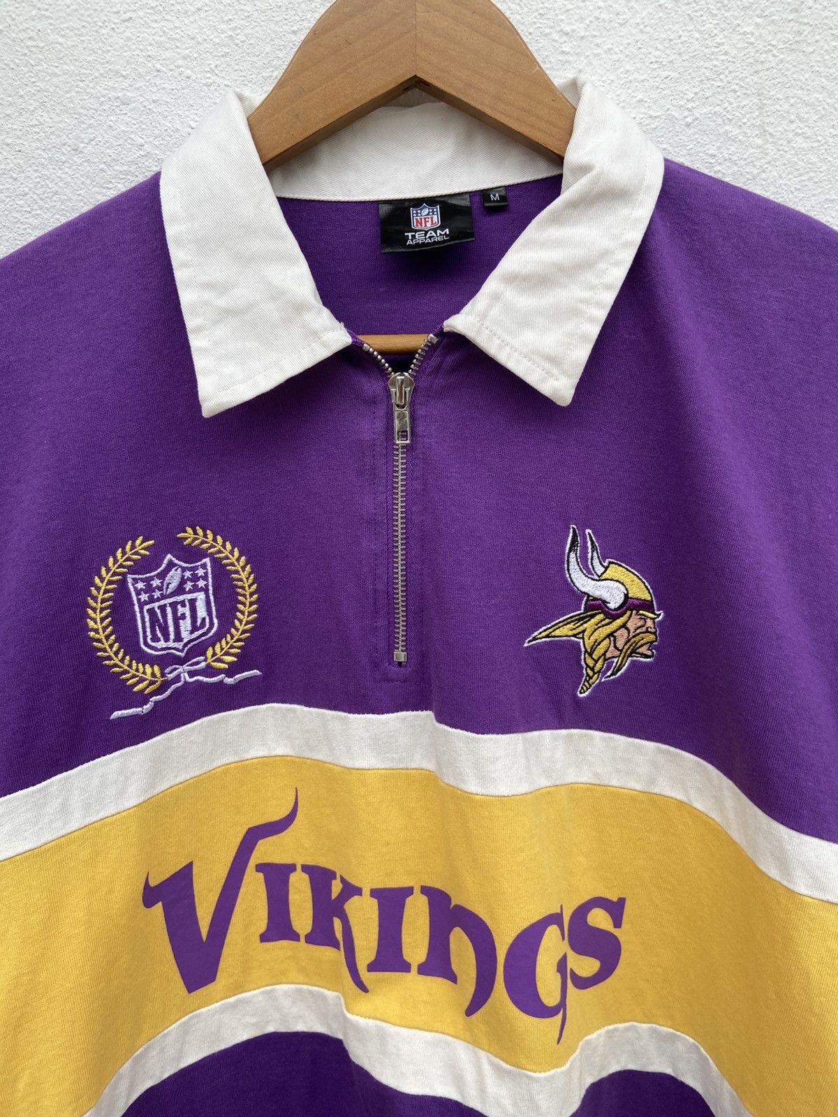 NFL Vikings Half zipper NFL t shirt polo oversized Size US M / EU 48-50 / 2 - 6 Thumbnail
