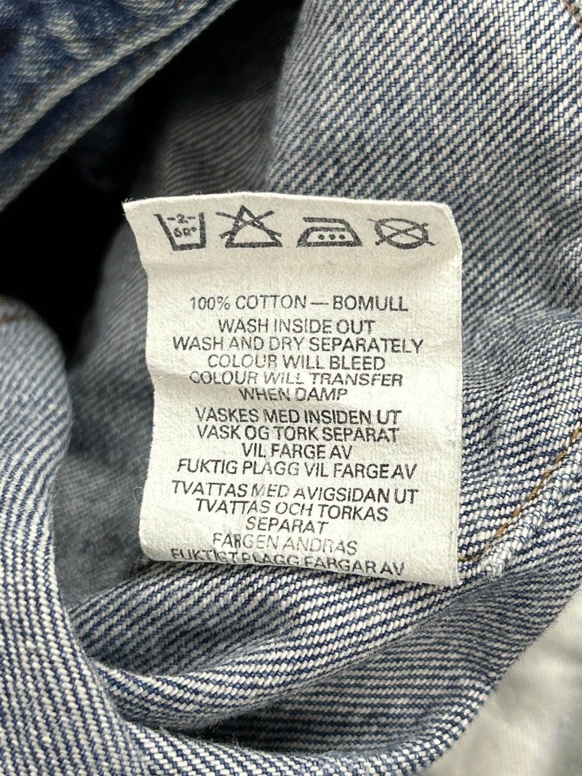 Levi's 80s Levis Type 3 70506-5216 GB Jeans Denim Jacket Size 42(L) Size US L / EU 52-54 / 3 - 13 Thumbnail