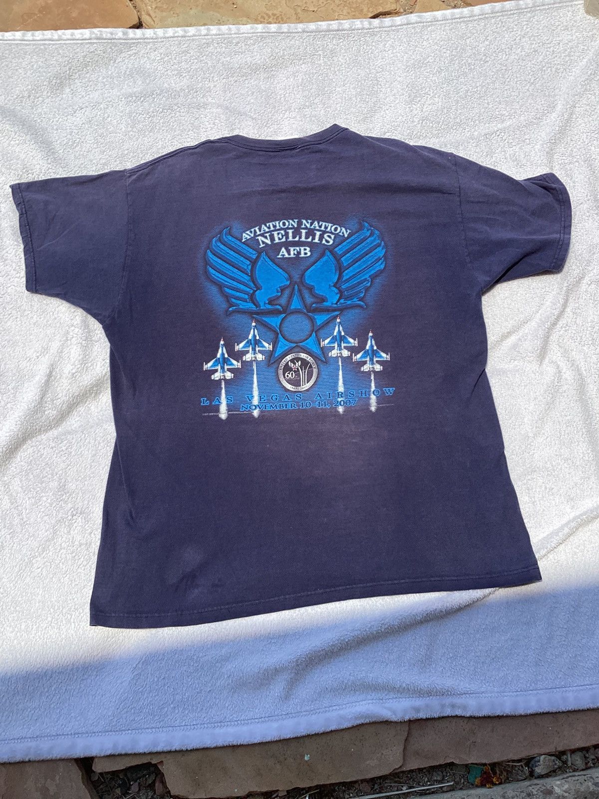 Other 2007 Las Vegas airshow Nellis Air Force Base tshirt Size US XL / EU 56 / 4 - 1 Thumbnail