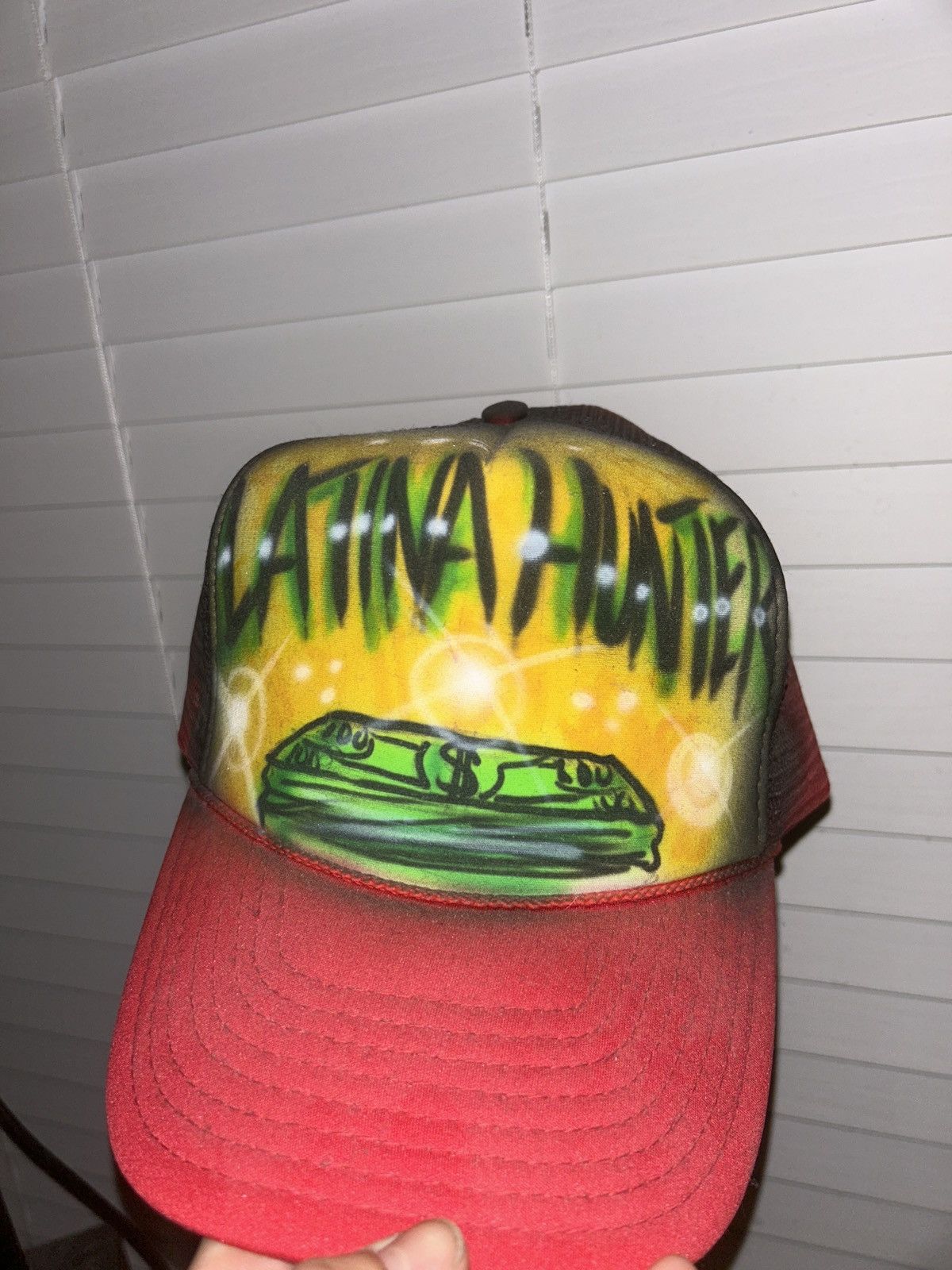 custom Latina Hunter hat