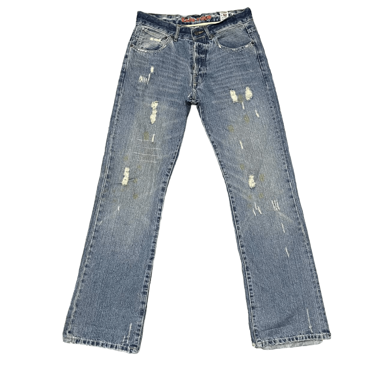 Japanese Brand Vintage Ezra Fitch 1892 Distressed Denim Size US 30 / EU 46 - 1 Thumbnail
