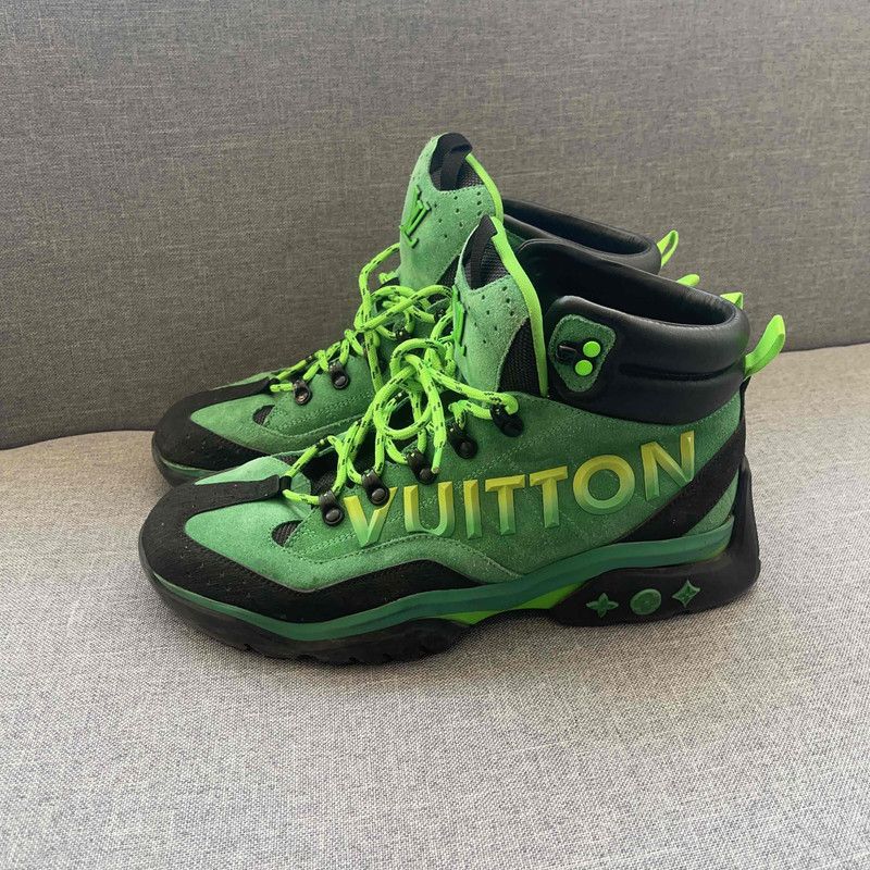 Louis Vuitton Louis Vuitton Millennium Green Ankle Boots 0089 Size US 8.5 / EU 41-42 - 1 Thumbnail