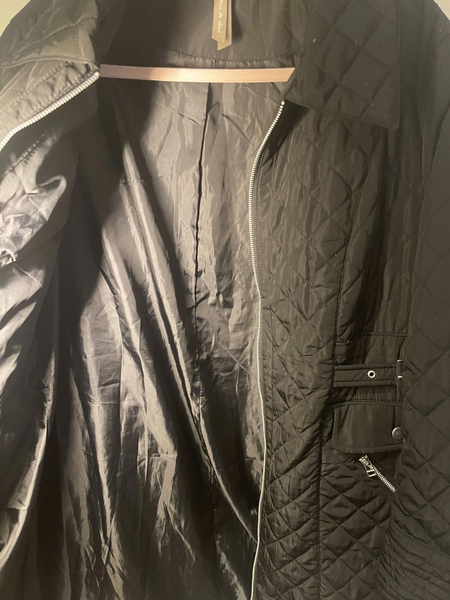 Designer Penningtons Black Lightweight Coat Size XL / US 12-14 / IT 48-50 - 7 Thumbnail