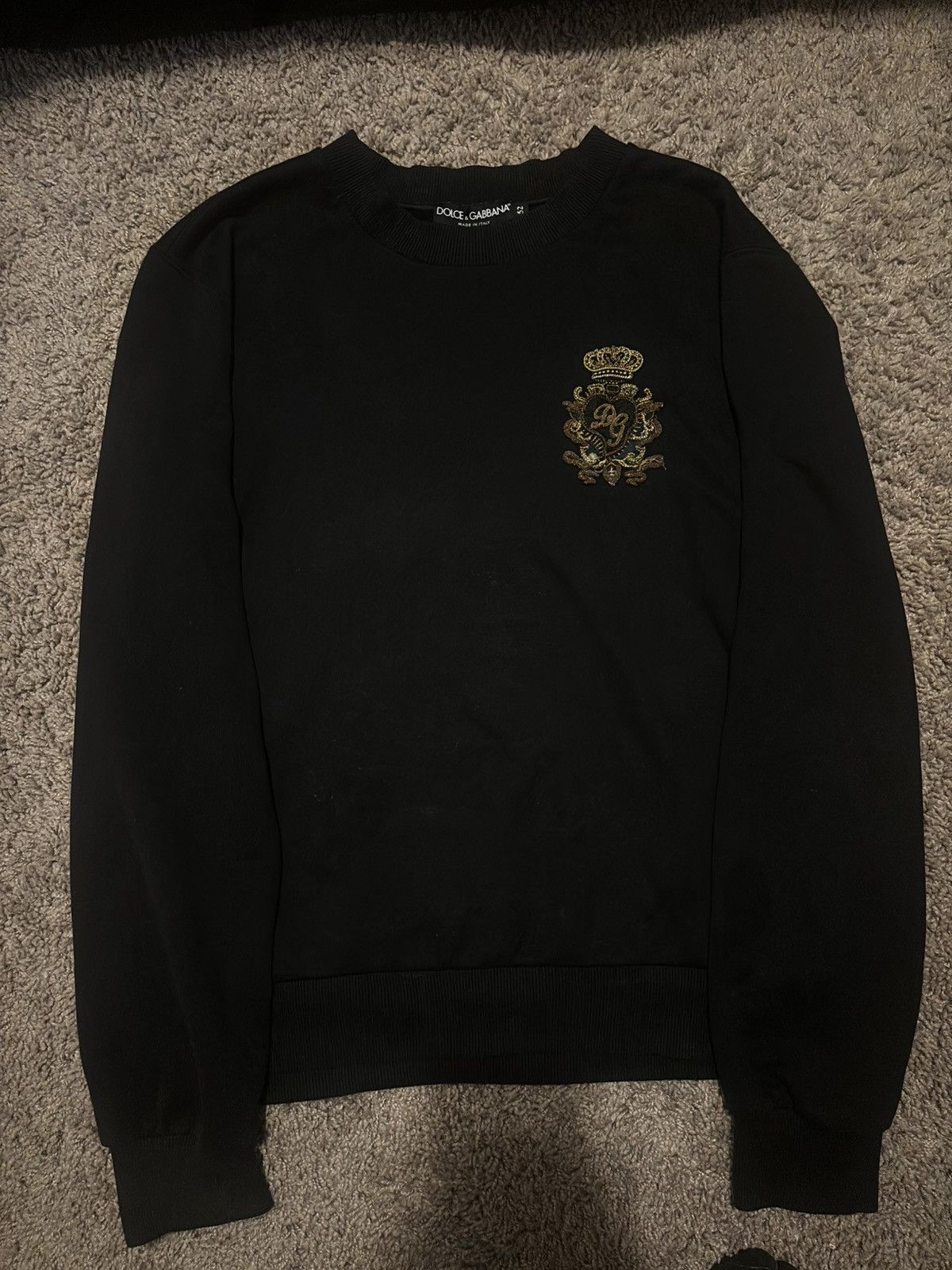 Dolce & Gabbana d&g embroidered crown sweater Size US L / EU 52-54 / 3 - 1 Thumbnail