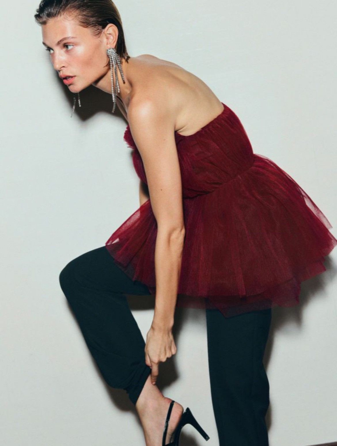 H&M H&M tulle bandeau top Size S / US 4 / IT 40 - 2 Thumbnail