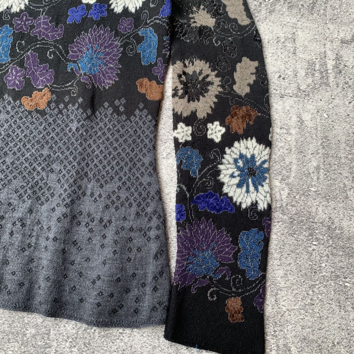 Kenzo Kenzo jacquard floral Wool Knit Size M / US 6-8 / IT 42-44 - 4 Thumbnail