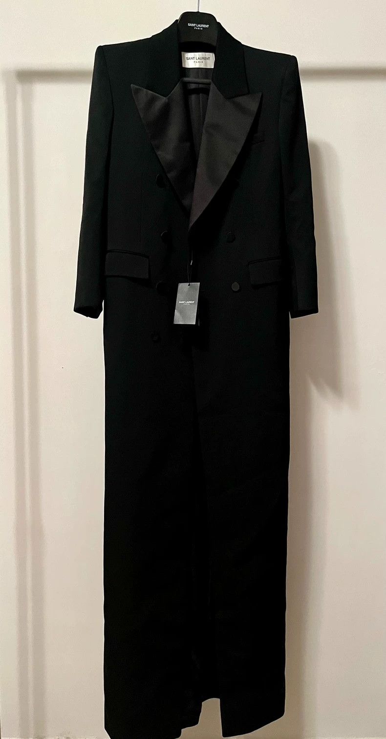 Yves Saint Laurent Saint LaruentLong evening coat 2502-Nextarrow Size XS / US 0-2 / IT 36-38 - 1 Thumbnail