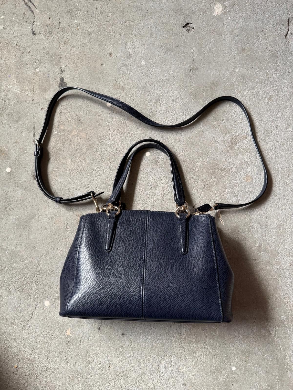 Coach Coach 2Way Mini Chirstie Carryall Shoulder Bag Navy Size ONE SIZE - 6 Thumbnail