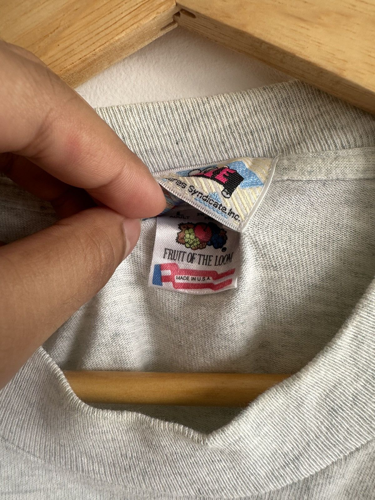 Cartoon Network × Vintage Vintage 90’s Popeye Cartoon USA single stitch Tee Size US L / EU 52-54 / 3 - 5 Thumbnail