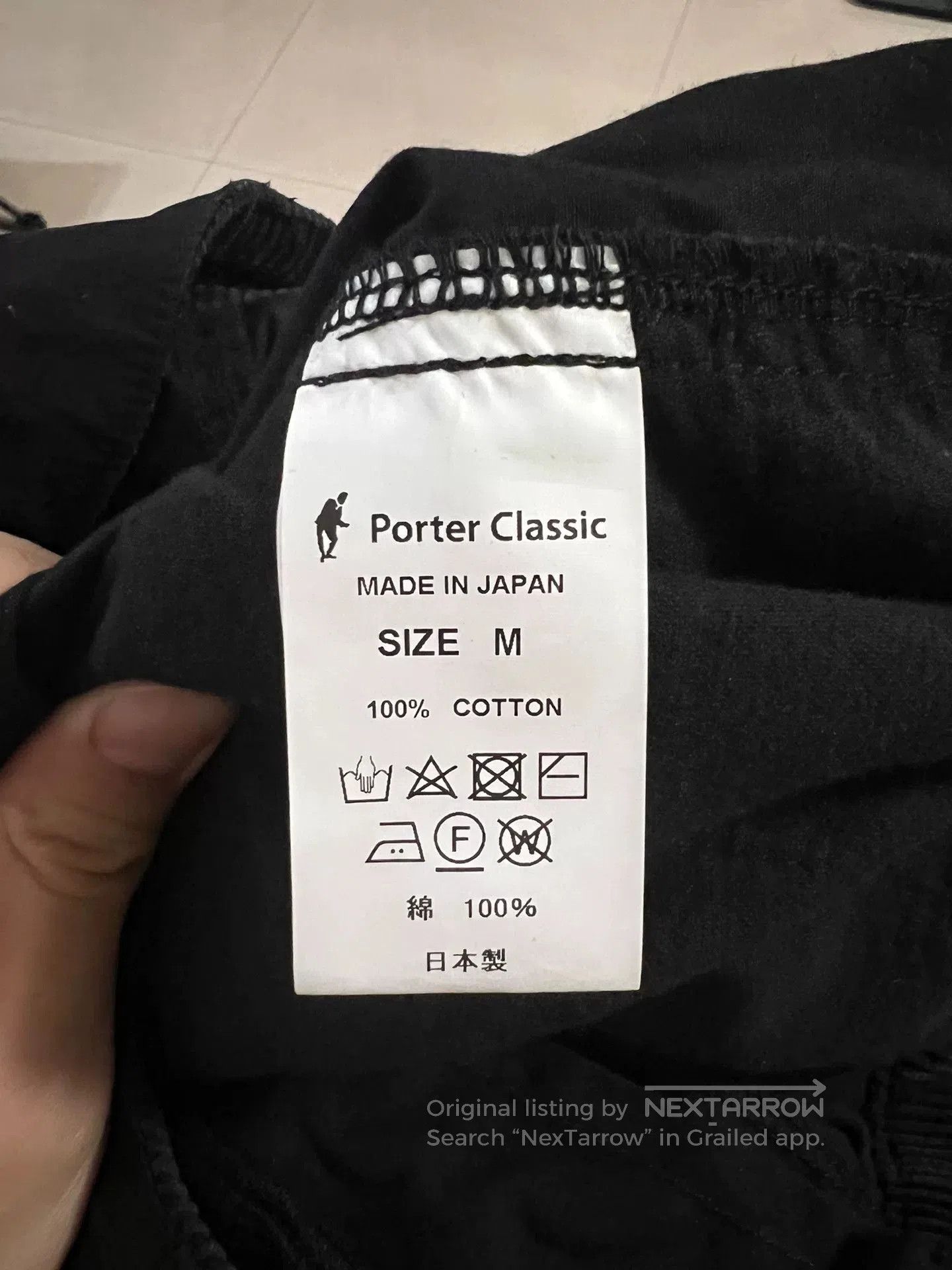 Porter Classic Porter Classic Corduroy Trousers in Black. Size US 28 / EU 44 - 2 Thumbnail