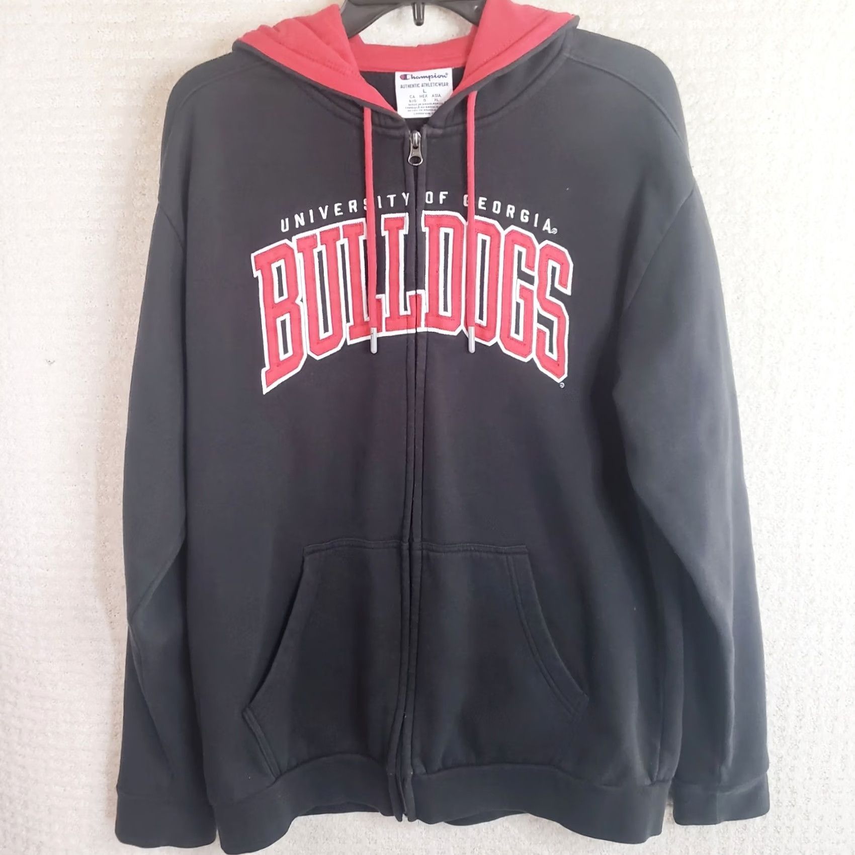 Champion Champion Georgia Bulldogs Hoodie Pullover Black Men's L College Size US L / EU 52-54 / 3 - 2 Thumbnail