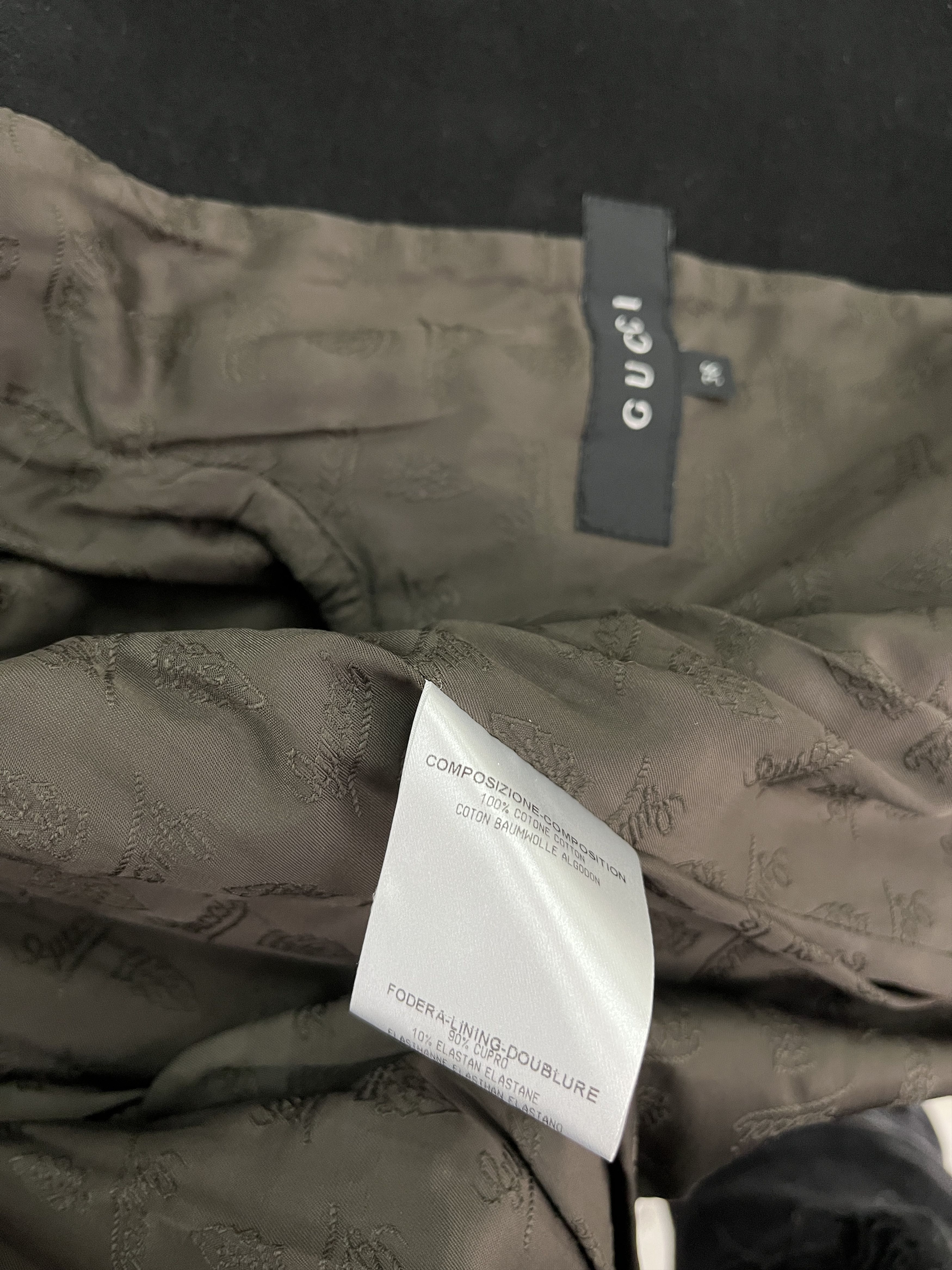 Gucci Gucci Black Cotton School Jacket With Embroided "G" Logo Size XS / US 0-2 / IT 36-38 - 9 Thumbnail