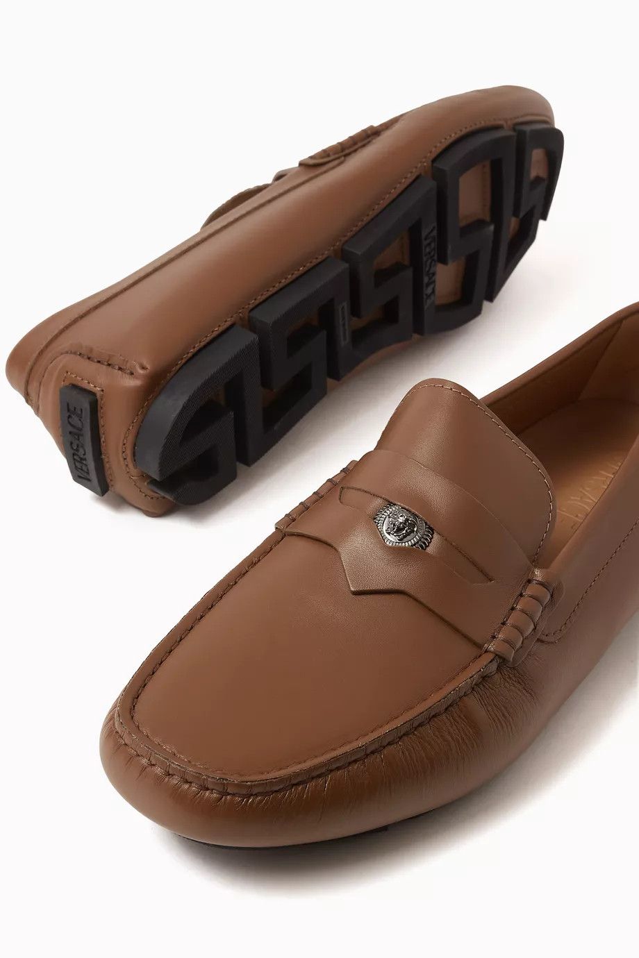 Versace o1y0425 Loafers in Brown Size US 7 / EU 40 - 3 Thumbnail