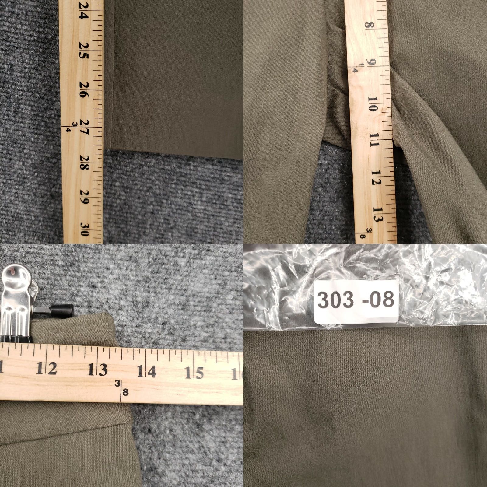 Vintage Krazy Larry Pants Women 2 Green Jagging Denim Mid Rise Casual Size 26" / US 2 / IT 38 - 8 Thumbnail