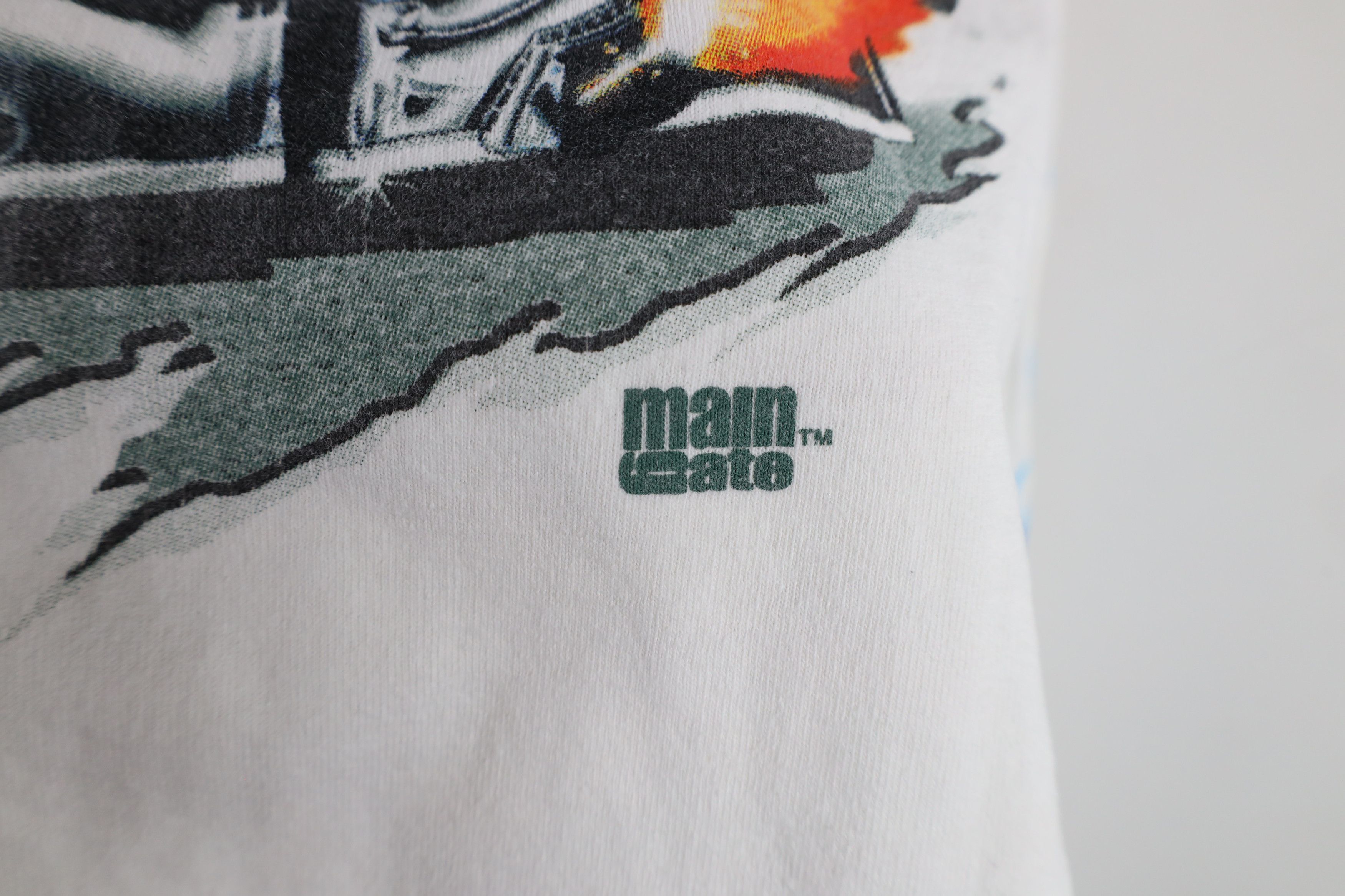 Vintage Vintage Y2K Powerade Fire Flames Racing Long Sleeve T-Shirt Size US L / EU 52-54 / 3 - 10 Thumbnail