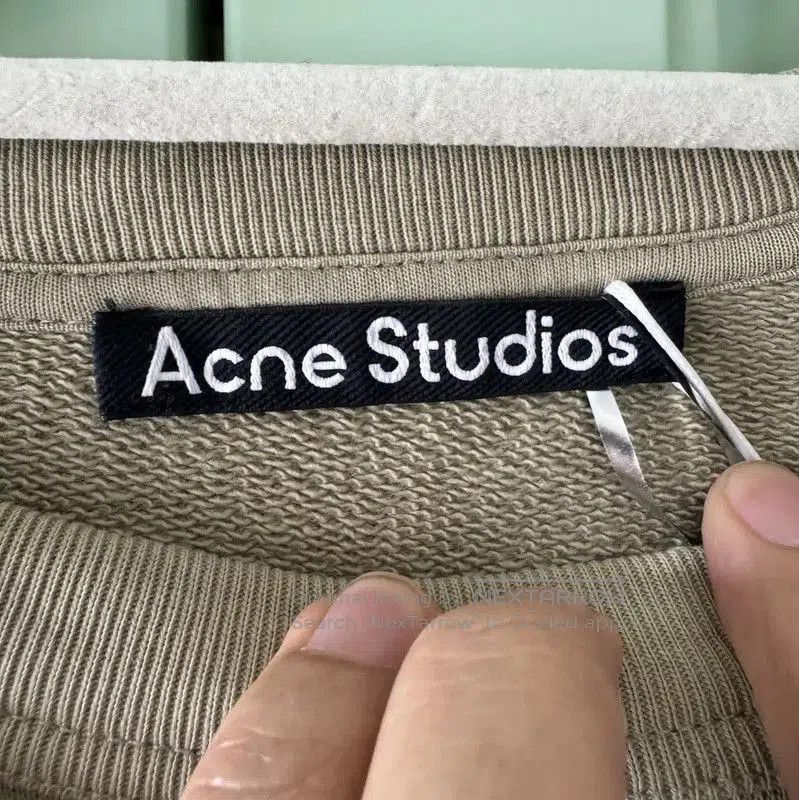 Acne Studios Acne Studios Green Cotton Sweater for Men. Size US S / EU 44-46 / 1 - 2 Thumbnail