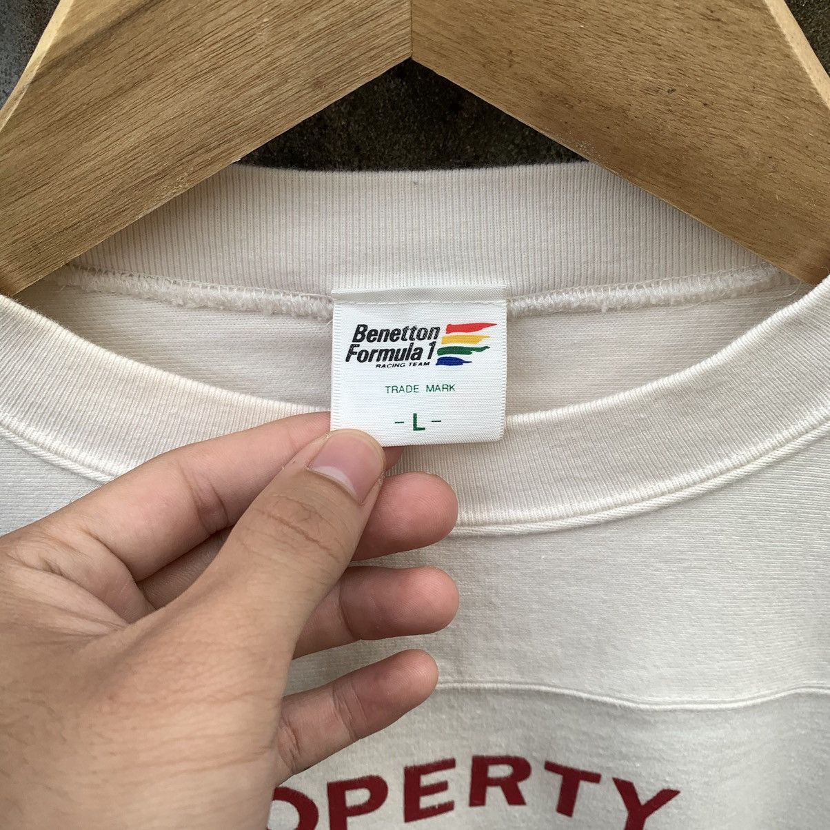 Benetton VINTAGE BENETTON LONGSLEEVE SHIRT Size US L / EU 52-54 / 3 - 4 Thumbnail